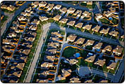 suburban housing development