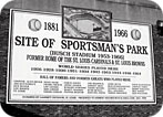 Sportsman's Park sign