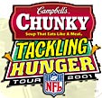 Team up with Campbell's and the NFL to tackle hunger with the click of a mouse.