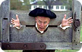 Put 'em in the stocks!  And make 'em wear a stupid hat!