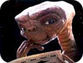 E.T. reads the headlines