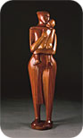"Mother and Child," by Elizabeth Catlett